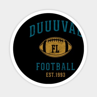 Duuuval Jacksonville Vintage Jaguars Magnet